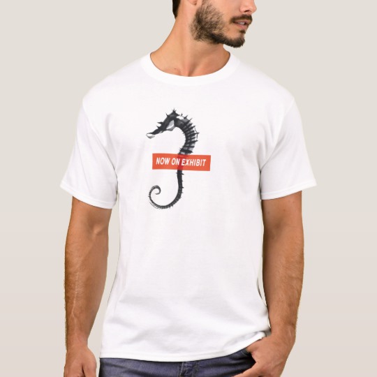 【USA】SUMI-e T-shirt Seahorse