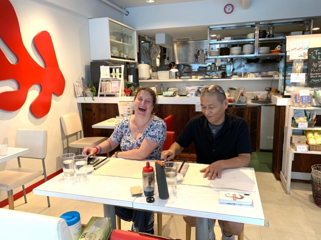 she is trying sumie workshop