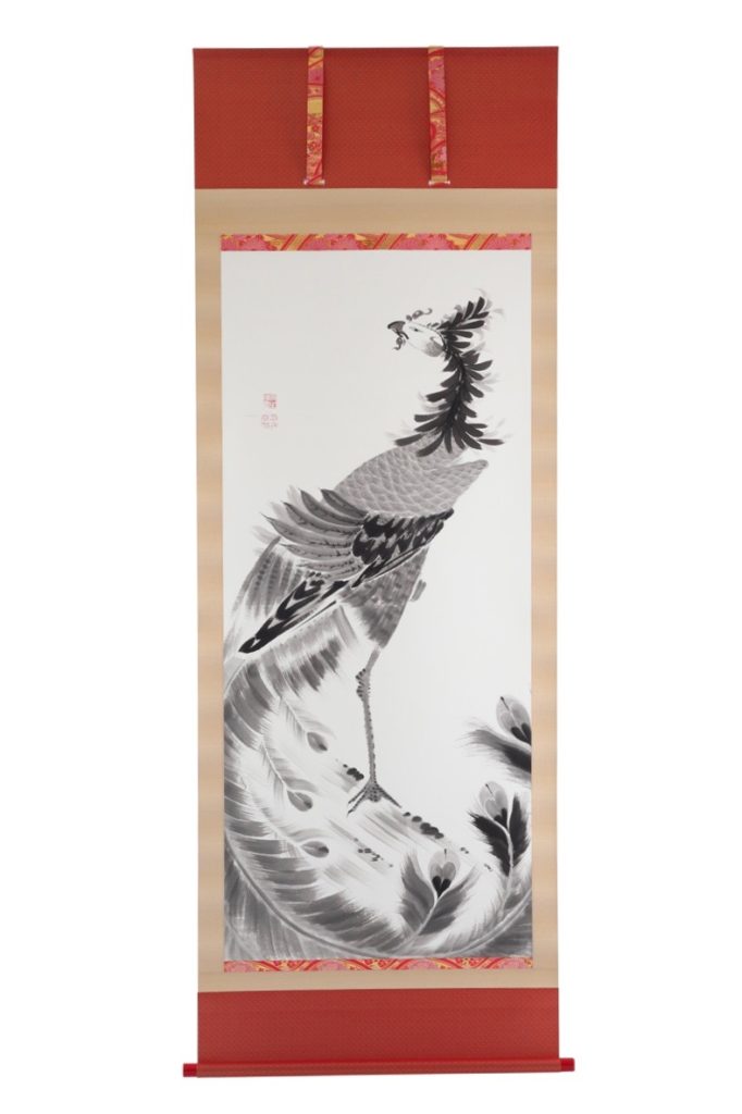 copied jakuchu' sumi-e