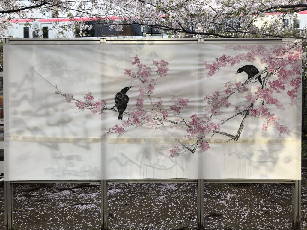 ライブドローイング 宮下公園