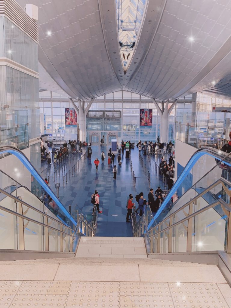 羽田空港国際線発着ロビー