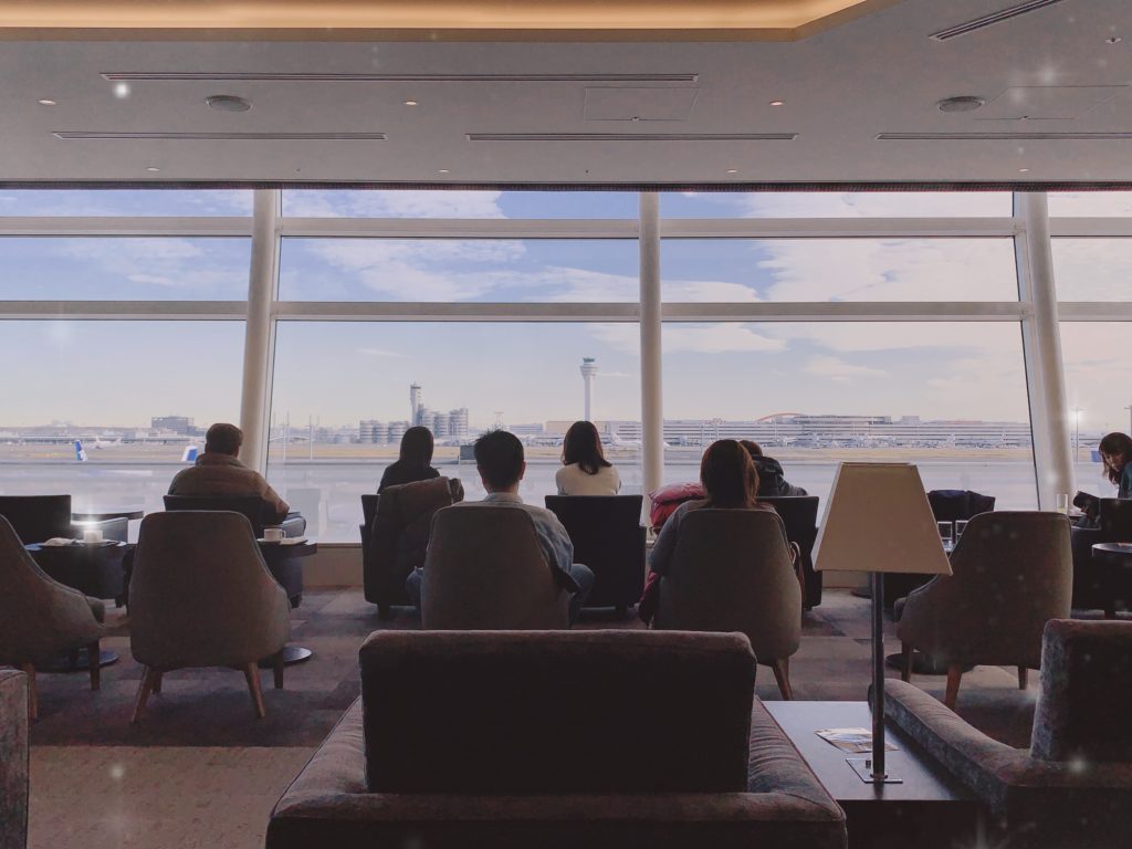 羽田空港国際線ラウンジ