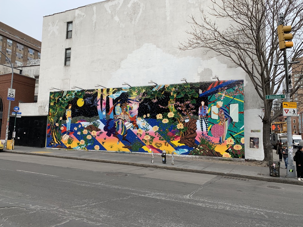 松山智一さんの壁画